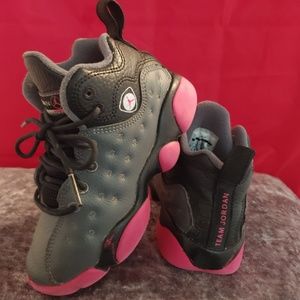 Jordan GirlsToddler shoes size 11c pink/gray